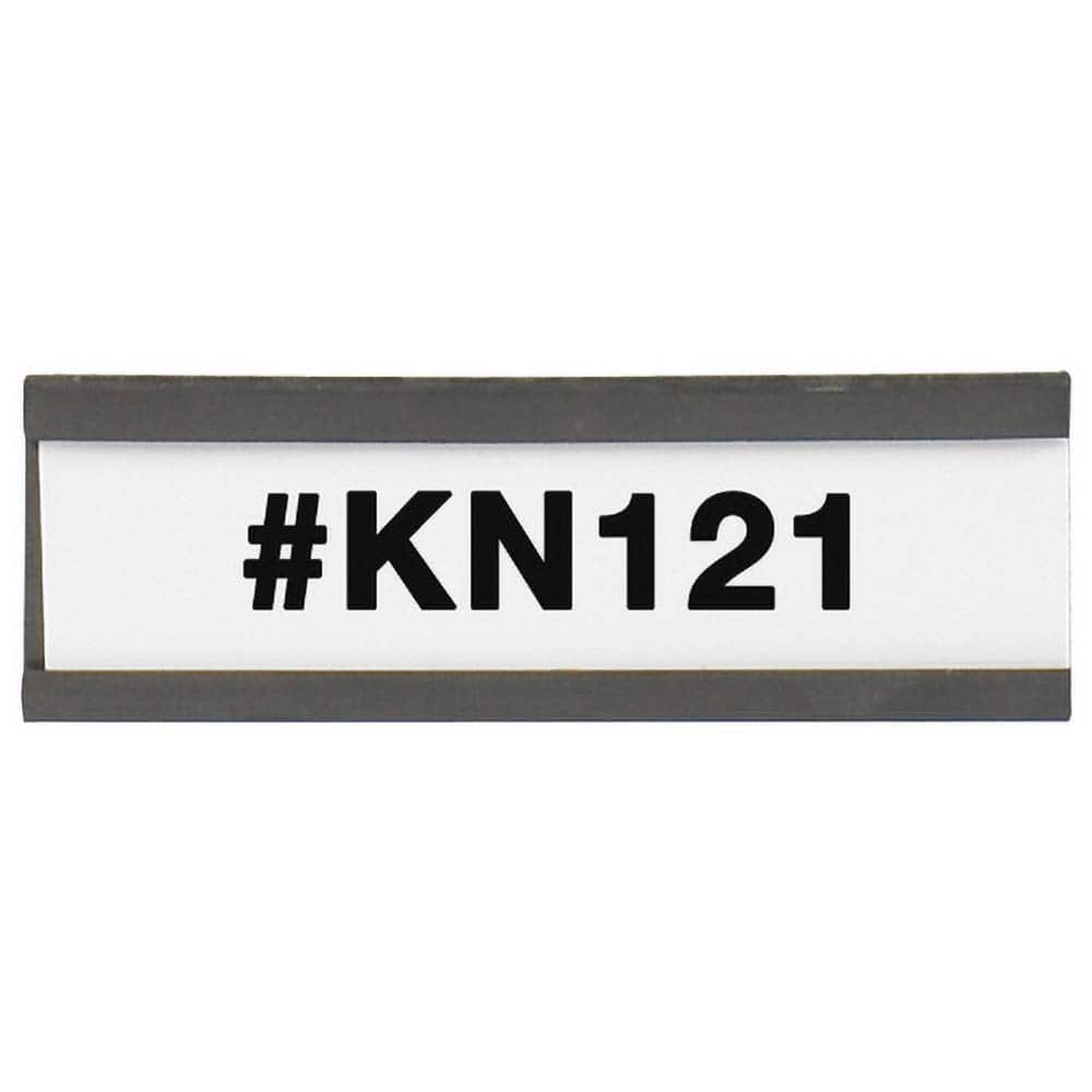 Value Collection - Label Holders Backing: Magnetic Width (Inch): 3 - Exact Tool & Supply