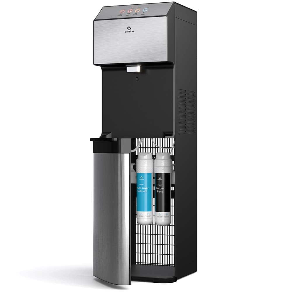 Avalon - Water Dispensers Type: Bottleless, Self Cleaning Style: Freestanding - Exact Tool & Supply