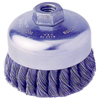 4" SINGLE ROW WIRE CUP BRUSH - Exact Tool & Supply