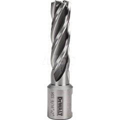 DeWALT - Annular Cutters; Cutter Diameter (Inch): 9/16 ; Cutter Diameter (Decimal Inch): 0.5630 ; Cutting Depth (Inch): 2 ; Shank Diameter (Inch): 3/4 ; Finish/Coating: Uncoated ; Cutter Material: High Speed Steel - Exact Tool & Supply