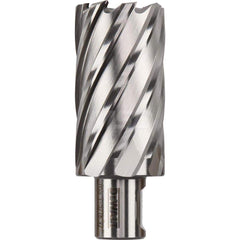 DeWALT - Annular Cutters; Cutter Diameter (Inch): 1-5/16 ; Cutter Diameter (Decimal Inch): 1.3130 ; Cutting Depth (Inch): 2 ; Shank Diameter (Inch): 3/4 ; Finish/Coating: Uncoated ; Cutter Material: High Speed Steel - Exact Tool & Supply