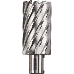 DeWALT - Annular Cutters; Cutter Diameter (Inch): 1-3/8 ; Cutter Diameter (Decimal Inch): 1.3750 ; Cutting Depth (Inch): 2 ; Shank Diameter (Inch): 3/4 ; Finish/Coating: Uncoated ; Cutter Material: High Speed Steel - Exact Tool & Supply