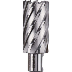 DeWALT - Annular Cutters; Cutter Diameter (Inch): 1/2 ; Cutter Diameter (Decimal Inch): 0.5000 ; Cutting Depth (Inch): 2 ; Shank Diameter (Inch): 3/4 ; Finish/Coating: Uncoated ; Cutter Material: High Speed Steel - Exact Tool & Supply