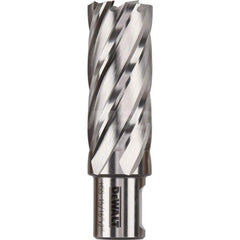 DeWALT - Annular Cutters; Cutter Diameter (Inch): 15/16 ; Cutter Diameter (Decimal Inch): 0.9380 ; Cutting Depth (Inch): 2 ; Shank Diameter (Inch): 3/4 ; Finish/Coating: Uncoated ; Cutter Material: High Speed Steel - Exact Tool & Supply