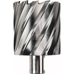 DeWALT - Annular Cutters; Cutter Diameter (Inch): 2-1/4 ; Cutter Diameter (Decimal Inch): 2.5000 ; Cutting Depth (Inch): 2 ; Shank Diameter (Inch): 3/4 ; Finish/Coating: Uncoated ; Cutter Material: High Speed Steel - Exact Tool & Supply