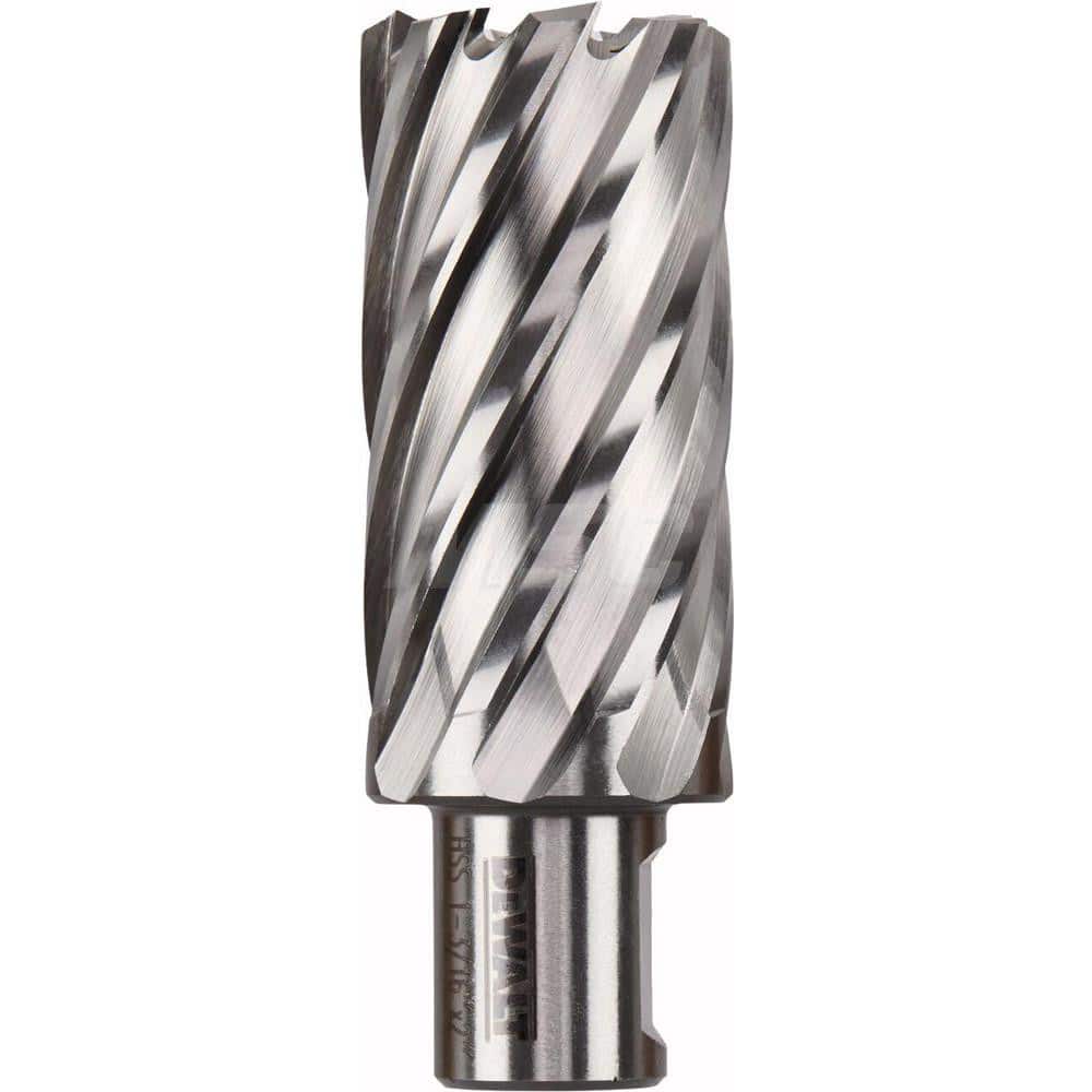 DeWALT - Annular Cutters; Cutter Diameter (Inch): 1-3/16 ; Cutter Diameter (Decimal Inch): 1.1880 ; Cutting Depth (Inch): 2 ; Shank Diameter (Inch): 3/4 ; Finish/Coating: Uncoated ; Cutter Material: High Speed Steel - Exact Tool & Supply