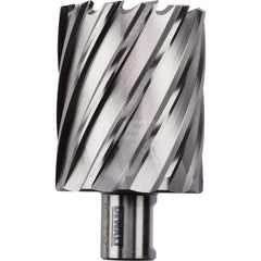 DeWALT - Annular Cutters; Cutter Diameter (Inch): 2 ; Cutter Diameter (Decimal Inch): 2.0000 ; Cutting Depth (Inch): 2 ; Shank Diameter (Inch): 3/4 ; Finish/Coating: Uncoated ; Cutter Material: High Speed Steel - Exact Tool & Supply