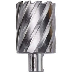 DeWALT - Annular Cutters; Cutter Diameter (Inch): 1-15/16 ; Cutter Diameter (Decimal Inch): 1.9380 ; Cutting Depth (Inch): 2 ; Shank Diameter (Inch): 3/4 ; Finish/Coating: Uncoated ; Cutter Material: High Speed Steel - Exact Tool & Supply