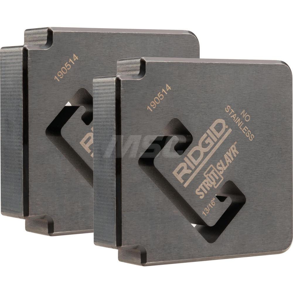 Ridgid - Cutter Replacement Parts; Type: Shearing Die ; Cuts Material Type: Steel ; For Use With: RIDGID StrutSlayr; RIDGID 32kN Press Tools - Exact Tool & Supply