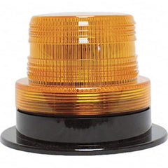 Railhead Corporation - Strobe & Flashing Lights Light Type: Quad High; Double; Quad Low; Triple Flash Lens Color: Amber - Exact Tool & Supply