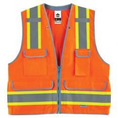 8254HDZ 2/3XL ORG HD SURVEYORS VEST - Exact Tool & Supply
