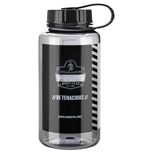 5151 1 Liter Gray Plastic Wide Mouth Water Bottle - Exact Tool & Supply