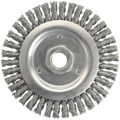 4 1/2″ x M14 × 2.0″-0.020″ Wire Size - Roughneck Stringer Bead Weld Cleaning Brush - Exact Tool & Supply