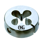1-1/4-12 x 3" OD High Speed Steel Round Adjustable Die - Exact Tool & Supply