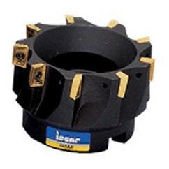 90° Arbor Mnt Face Mill-HM90F90APD1.50-6-.75; 1-1/2"Dia - Exact Tool & Supply