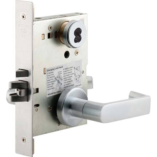 Schlage - Lever Locksets Type: Storeroom Door Thickness: 1-3/4 - Exact Tool & Supply