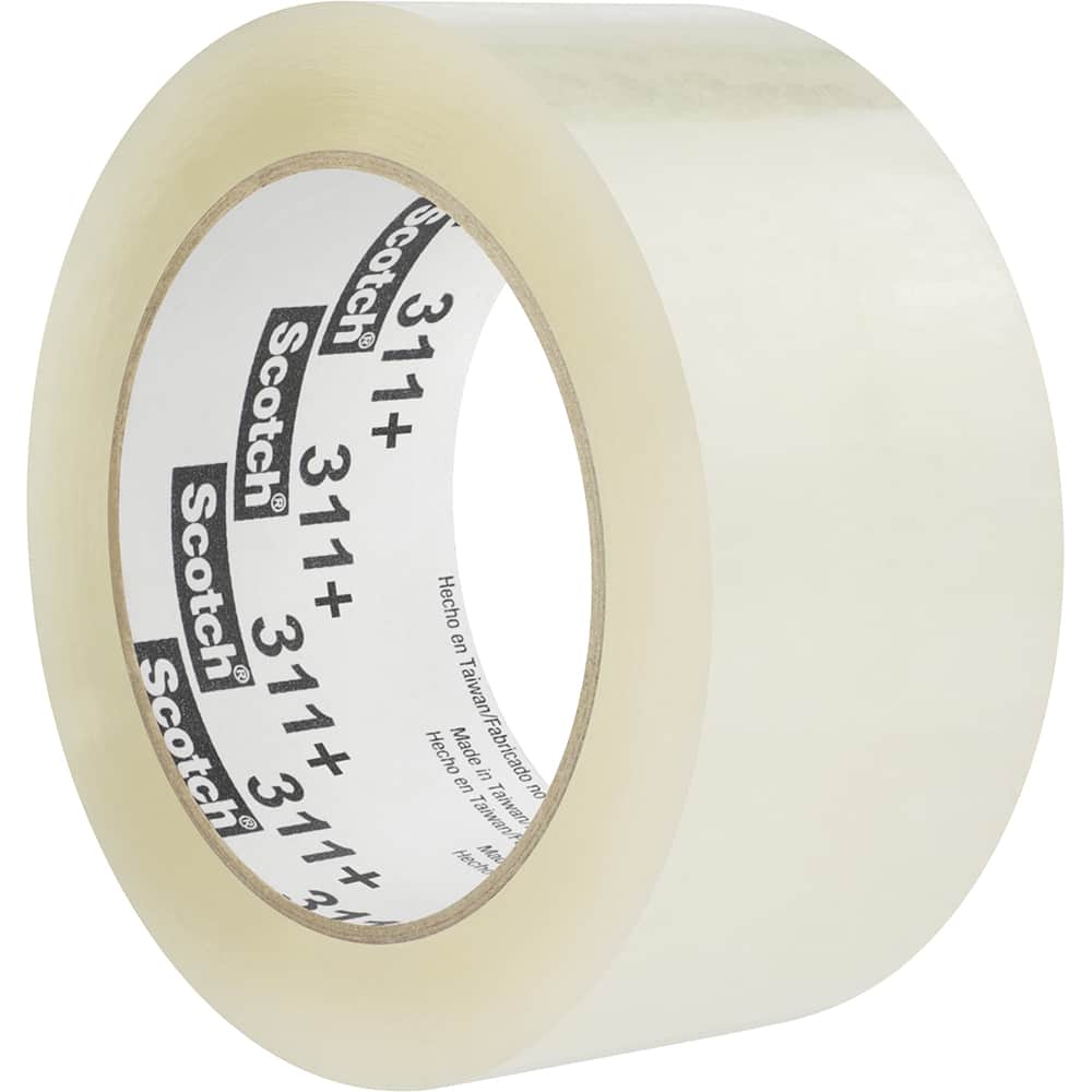 3M - Box Sealing & Label Protection Tape; Tape Number: 311+ ; Thickness (mil): 1.1000 ; Length: 914.000 ; Width (mm): 48.00 ; Color: Transparent ; For Use With: 3M-Matic? Case Sealers - Exact Tool & Supply