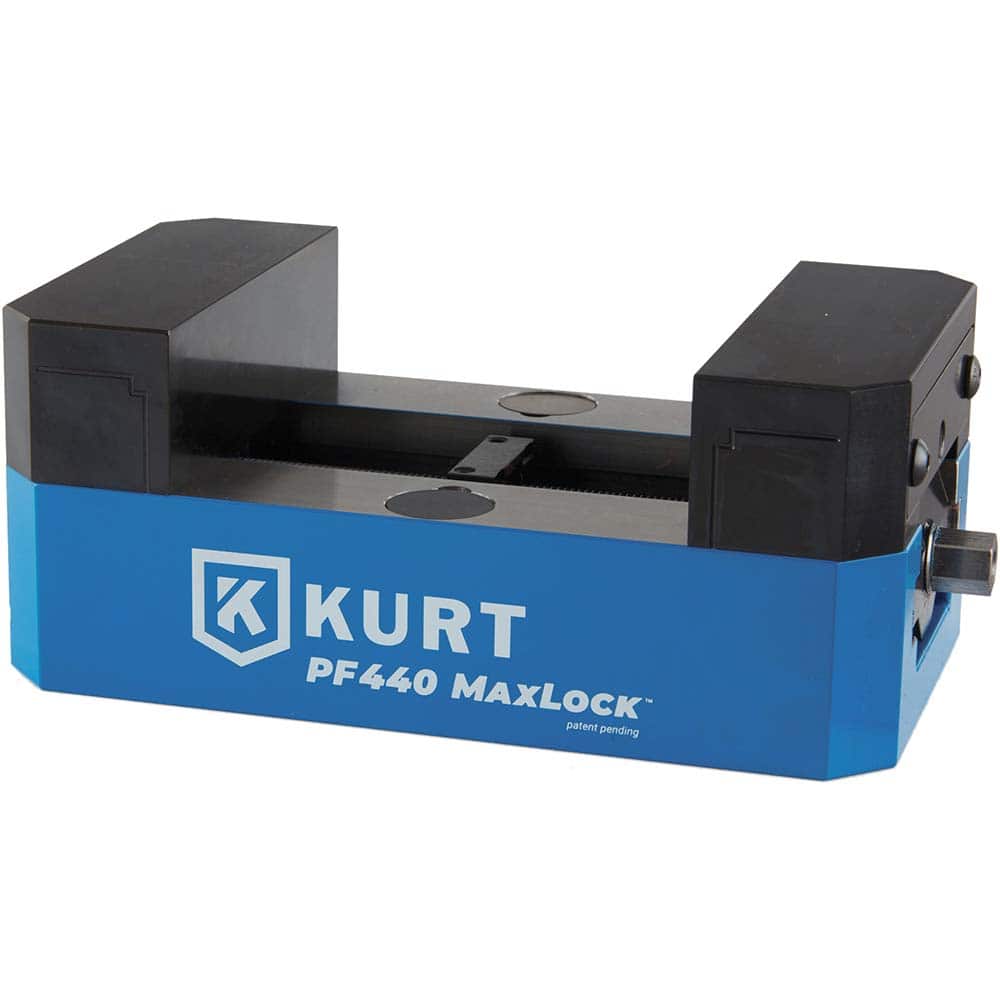 Kurt - Modular Vises & Components; System Compatibility: 5 Axis Workholding Systems ; Product Type: Carvable Vise ; Jaw Width (Inch): 4 ; Jaw Width (Decimal Inch): 4 ; Jaw Height (Inch): 1-1/4 ; Jaw Height (Decimal Inch): 1.2500 - Exact Tool & Supply