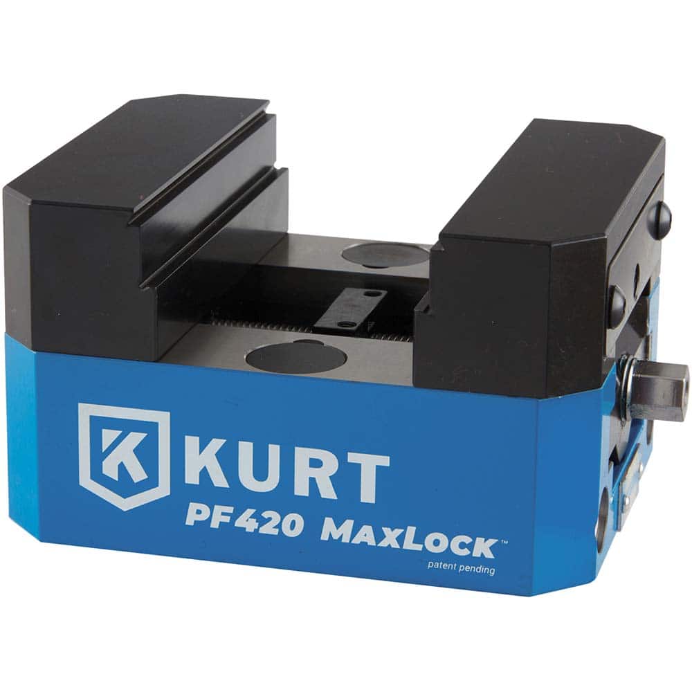 Kurt - Modular Vises & Components; System Compatibility: 5 Axis Workholding Systems ; Product Type: Dovetail Vise ; Jaw Width (Inch): 4 ; Jaw Width (Decimal Inch): 4 ; Jaw Height (Inch): 1-1/4 ; Jaw Height (Decimal Inch): 1.2500 - Exact Tool & Supply