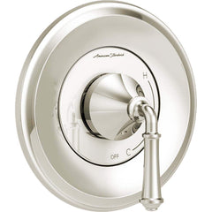 American Standard - Tub & Shower Faucets; Type: Valve Only Trim kit ; Style: Delancey ; Design: Ceramic Mixing Cartridge ; Material: Metal ; Handle Type: Lever ; Handle Material: Metal - Exact Tool & Supply