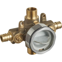 American Standard - Tub & Shower Faucets; Type: Rough-in valve ; Style: Not applicable ; Design: Temp/Press Valve ; Material: Brass ; Handle Type: No handle ; Handle Material: Non-Metallic - Exact Tool & Supply