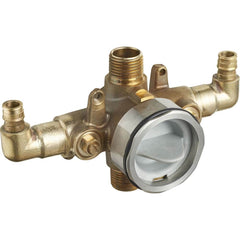 American Standard - Tub & Shower Faucets; Type: Rough-in valve ; Style: Not applicable ; Design: Temp/Press Valve ; Material: Brass ; Handle Type: No handle ; Handle Material: Non-Metallic - Exact Tool & Supply