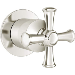 American Standard - Tub & Shower Faucets; Type: Valve Only Trim kit ; Style: Delancey ; Design: 2-Way; 3-Way ; Material: Brass ; Handle Type: Cross ; Handle Material: Brass - Exact Tool & Supply