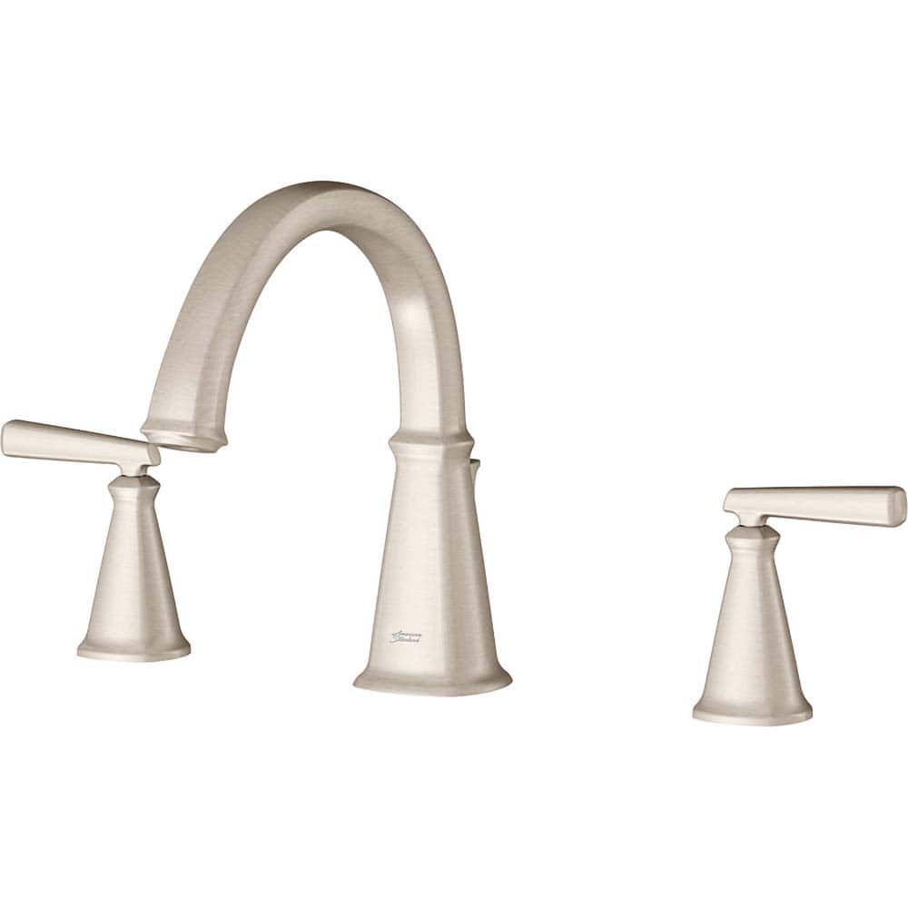American Standard - Tub & Shower Faucets; Type: Tub faucet ; Style: Edgemere ; Design: Ceramic Mixing Cartridge ; Material: Brass ; Handle Type: Lever ; Handle Material: Metal - Exact Tool & Supply