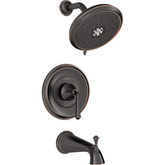 American Standard - Tub & Shower Faucets; Type: Bath and Shower Trim kit ; Style: Delancey ; Design: Ceramic Mixing Cartridge ; Material: Metal ; Handle Type: Lever ; Handle Material: Metal - Exact Tool & Supply
