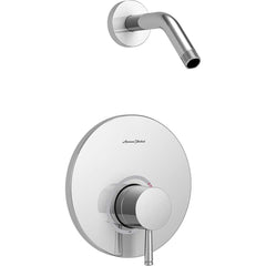 American Standard - Tub & Shower Faucets; Type: Shower trim only ; Style: Serin ; Design: Ceramic Mixing Cartridge ; Material: Metal ; Handle Type: Lever ; Handle Material: Metal - Exact Tool & Supply