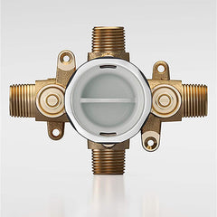American Standard - Tub & Shower Faucets; Type: Rough-in valve ; Style: Not applicable ; Design: 2-Way ; Material: Brass ; Handle Type: No Handle ; Handle Material: Non-Metallic - Exact Tool & Supply