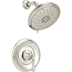 American Standard - Tub & Shower Faucets; Type: Shower trim only ; Style: Delancey ; Design: Ceramic Mixing Cartridge ; Material: Metal ; Handle Type: Lever ; Handle Material: Metal - Exact Tool & Supply