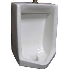 American Standard - Urinals & Accessories; Type: Top Spud Urinal ; Color: White ; Gallons Per Flush: 1.0 ; Litres Per Flush: 3.8 ; Height (Inch): 28.75 ; Width (Inch): 18.5000 - Exact Tool & Supply