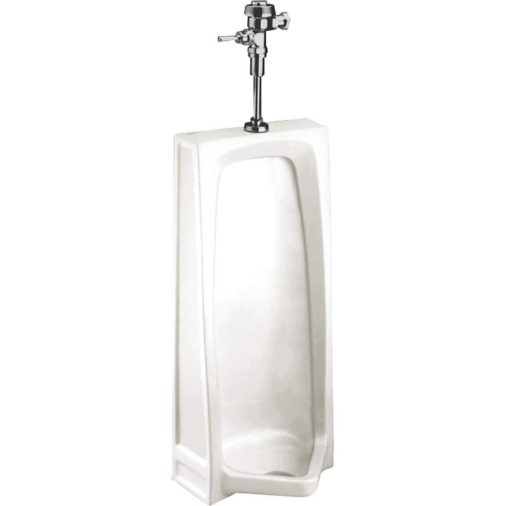 American Standard - Urinals & Accessories; Type: Top Spud Urinal ; Color: White ; Gallons Per Flush: 1.0 ; Litres Per Flush: 3.8 ; Height (Inch): 38.25 ; Width (Inch): 18 - Exact Tool & Supply