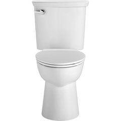American Standard - Toilets; Type: Two-piece ; Bowl Shape: Elongated ; Mounting Style: Floor ; Gallons Per Flush: 1.0 ; Overall Height: 32.25 ; Overall Width: 17.875 - Exact Tool & Supply