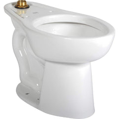 American Standard - Toilets; Type: Bowl only ; Bowl Shape: Elongated ; Mounting Style: Floor ; Gallons Per Flush: 1.1 ; Overall Height: 17.25 ; Overall Width: 14 - Exact Tool & Supply