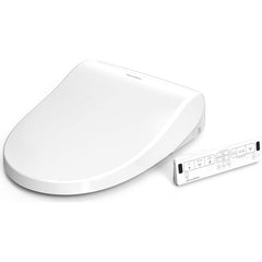 American Standard - Toilet Seats; Type: Bidet Seat ; Style: Transitional ; Material: Plastic ; Color: White ; Outside Width: 15 (Inch); Inside Width: 7.9375 (Inch) - Exact Tool & Supply