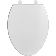 American Standard - Toilet Seats; Type: Toilet Seat ; Style: Transitional ; Material: Plastic ; Color: White ; Outside Width: 14 (Inch); Inside Width: 8.375 (Inch) - Exact Tool & Supply
