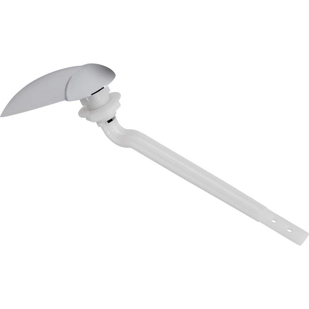 American Standard - Tank Levers; Arm Length: 9 (Inch); Style: Front/Left Hand Trip Lever ; Handle Type: Lever ; Material: Metal ; Type of Nut: Round Nut ; Type of Spud: Horizontal - Exact Tool & Supply