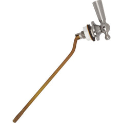 American Standard - Tank Levers; Arm Length: 9.25 (Inch); Style: Left Hand Trip Lever ; Handle Type: Lever ; Material: Metal ; Type of Nut: Round Nut ; Type of Spud: Horizontal - Exact Tool & Supply