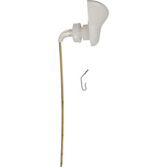 American Standard - Tank Levers; Arm Length: 10 (Inch); Style: Left Hand Trip Lever ; Handle Type: Lever ; Material: Metal ; Type of Nut: Round Nut ; Type of Spud: Horizontal - Exact Tool & Supply