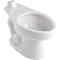 American Standard - Toilets; Type: Tankless ; Bowl Shape: Elongated ; Mounting Style: Floor ; Gallons Per Flush: 1.1 ; Overall Height: 15 ; Overall Width: 14 - Exact Tool & Supply