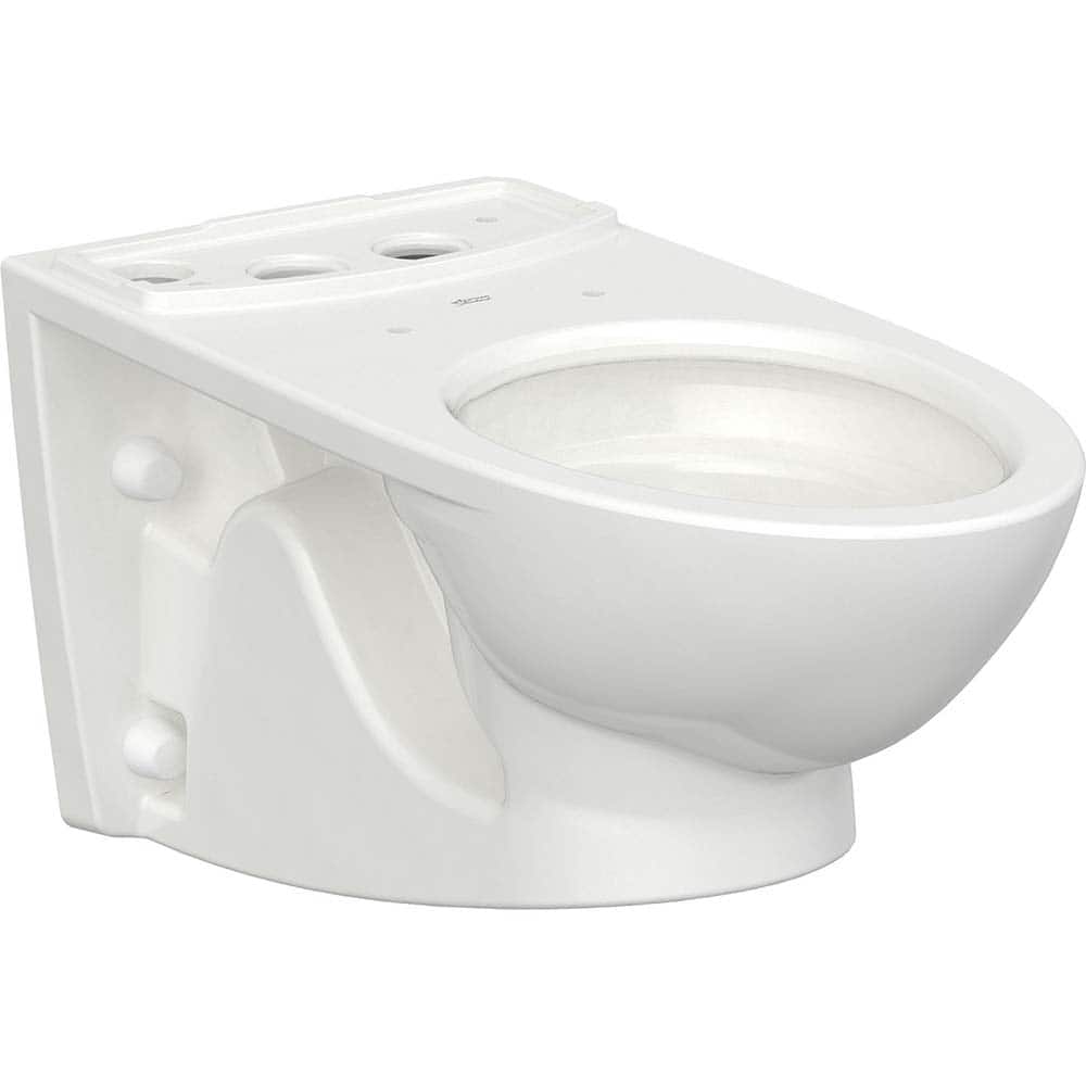 American Standard - Toilets; Type: Wall Mounted Toilet ; Bowl Shape: Elongated ; Mounting Style: Wall Mounted ; Gallons Per Flush: 1.28 ; Overall Height: 17 ; Overall Width: 17.8125 - Exact Tool & Supply
