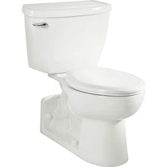 American Standard - Toilets; Type: Two-piece ; Bowl Shape: Elongated ; Mounting Style: Floor ; Gallons Per Flush: 1.1 ; Overall Height: 30.75 ; Overall Width: 20.5 - Exact Tool & Supply