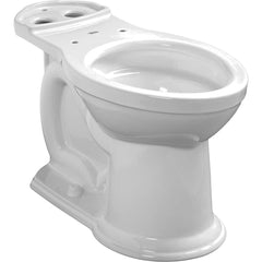 American Standard - Toilets; Type: Bowl only ; Bowl Shape: Elongated ; Mounting Style: Floor ; Gallons Per Flush: 1.28 ; Overall Height: 16.5 ; Overall Width: 14 - Exact Tool & Supply