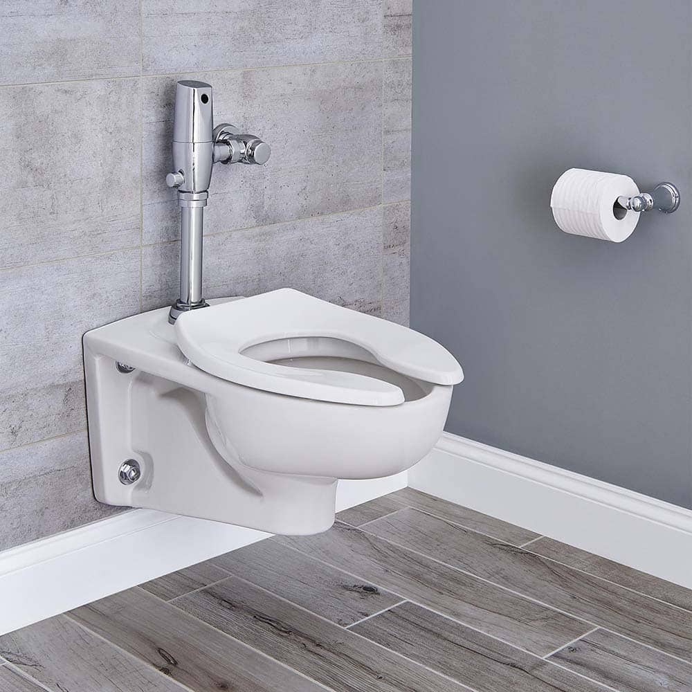 American Standard - Toilets; Type: Wall mounted toilet ; Bowl Shape: Elongated ; Mounting Style: Wall Mounted ; Gallons Per Flush: 1.1 ; Overall Height: 31.5 ; Overall Width: 14 - Exact Tool & Supply