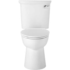 American Standard - Toilets; Type: Two-piece ; Bowl Shape: Elongated ; Mounting Style: Floor ; Gallons Per Flush: 1.0 ; Overall Height: 32.24 ; Overall Width: 17.875 - Exact Tool & Supply