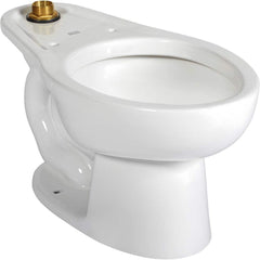 American Standard - Toilets; Type: Bowl only ; Bowl Shape: Elongated ; Mounting Style: Floor ; Gallons Per Flush: 1.28 ; Overall Height: 14 ; Overall Width: 14 - Exact Tool & Supply