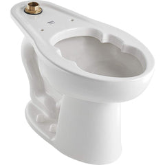 American Standard - Toilets; Type: Bowl only ; Bowl Shape: Elongated ; Mounting Style: Floor ; Gallons Per Flush: 1.1 ; Overall Height: 16.5 ; Overall Width: 14 - Exact Tool & Supply