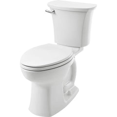 American Standard - Toilets; Type: Two-piece ; Bowl Shape: Elongated ; Mounting Style: Floor ; Gallons Per Flush: 1.28 ; Overall Height: 30.25 ; Overall Width: 18.875 - Exact Tool & Supply